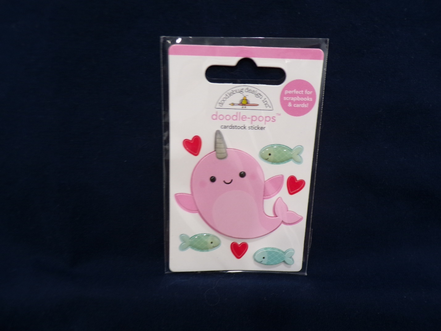 Doodlebug Design Doodle-Pops Whale Hello