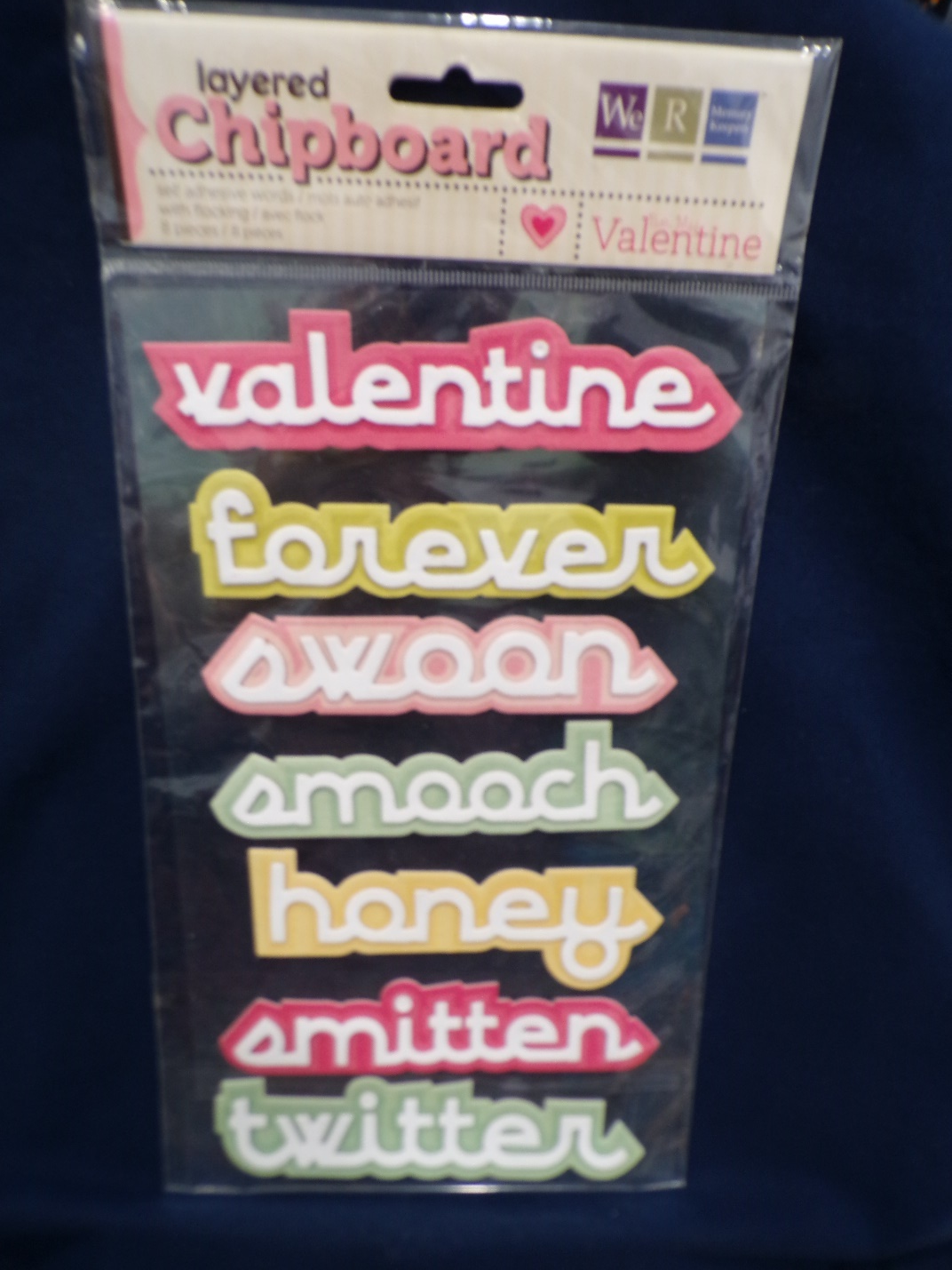 We Are Memory Keepers Valentine Chipboard