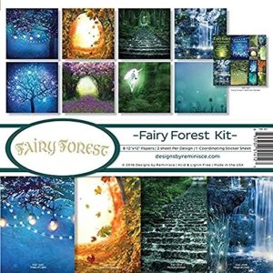Reminisce FAF-201 Fairy Forest Scrapbook Collection Kit