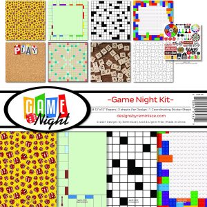 Reminisce Game Night Scrapbook Collection Kit