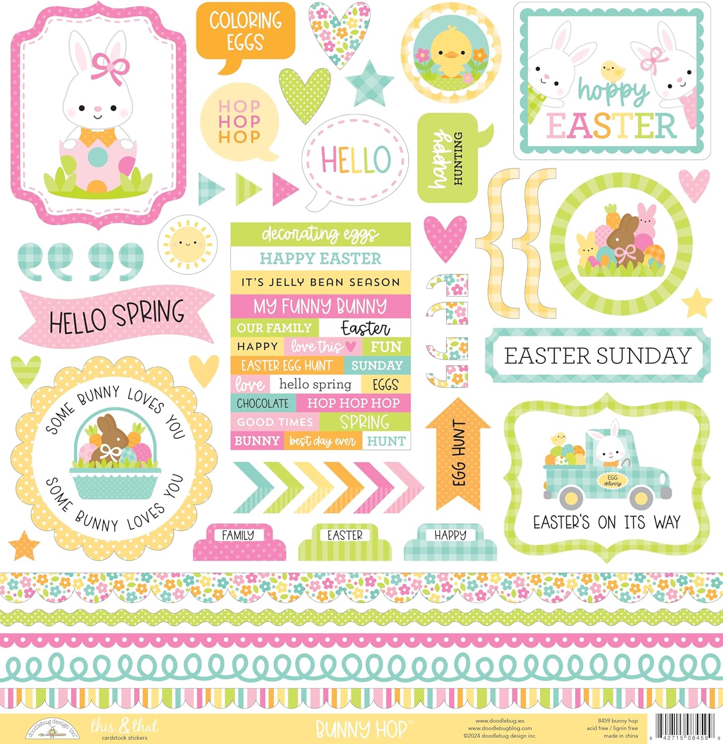 Doodlebug This & That Cardstock Stickers