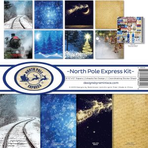 Reminisce (REMBC) North Pole Express Scrapbook Collection Kit